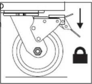 MILWAUKEE 48228536 - Using the Caster Brakes - 1