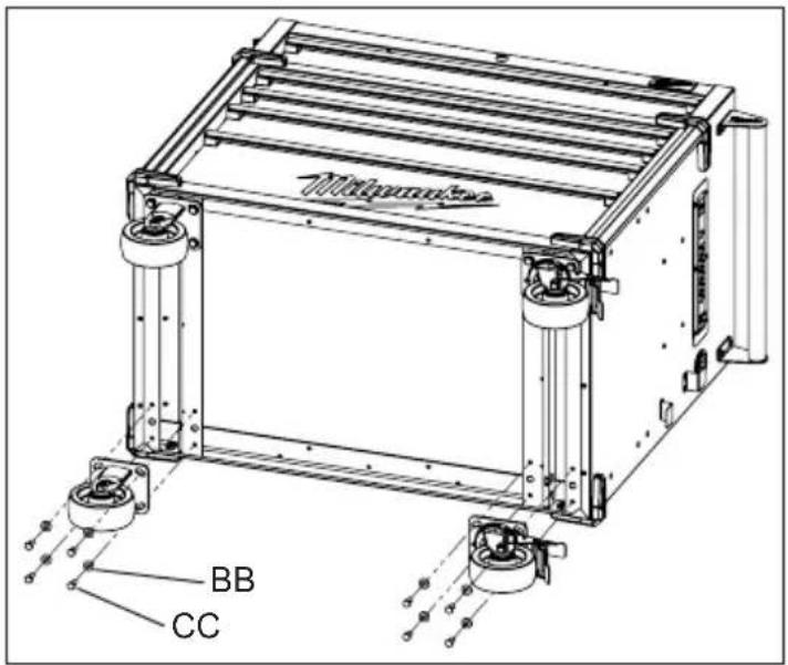 MILWAUKEE 48228536 - Do not overtighten the screws. - 1