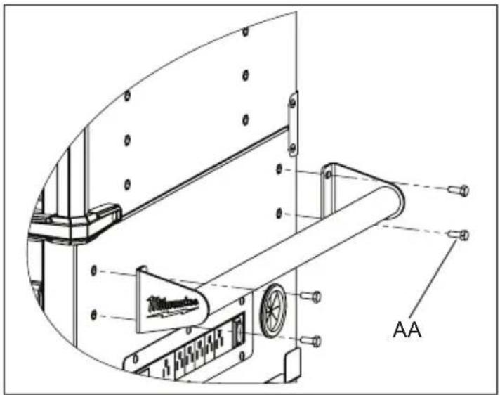 MILWAUKEE 48228536 - Fixation de la poignée latérale - 1