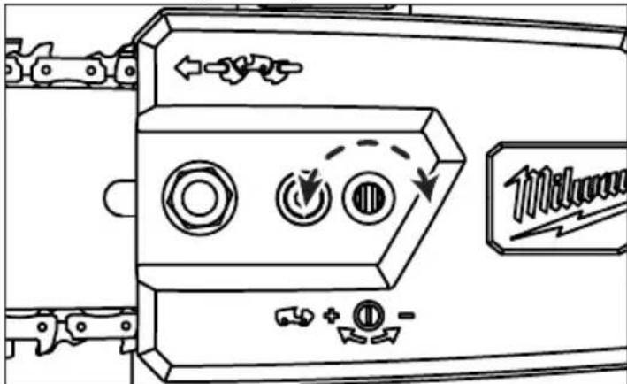 MILWAUKEE 49162720 - Replacing/Adjusting the Saw Chain and Bar - 1