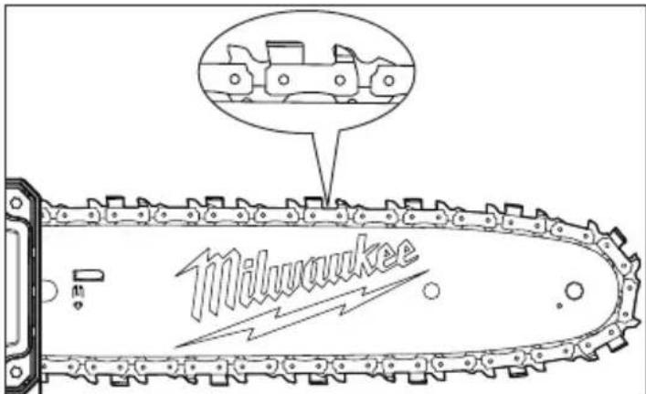 MILWAUKEE 49162720 - Substitution/ réglage de la scie à chaine et la barre - 2