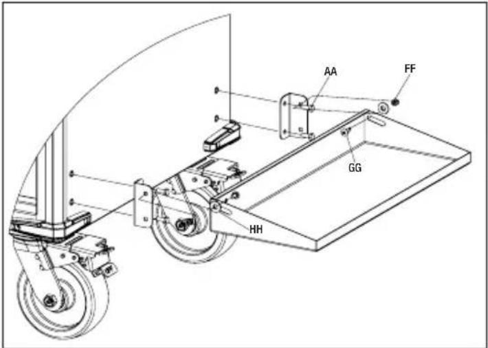 MILWAUKEE 48228539 - Installation de l'étagère de rangement - 1