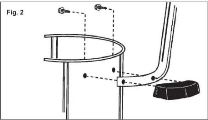 MILWAUKEE 893820 - Instalación del mango (Cat. No. 8955) (Fig. 2) - 1