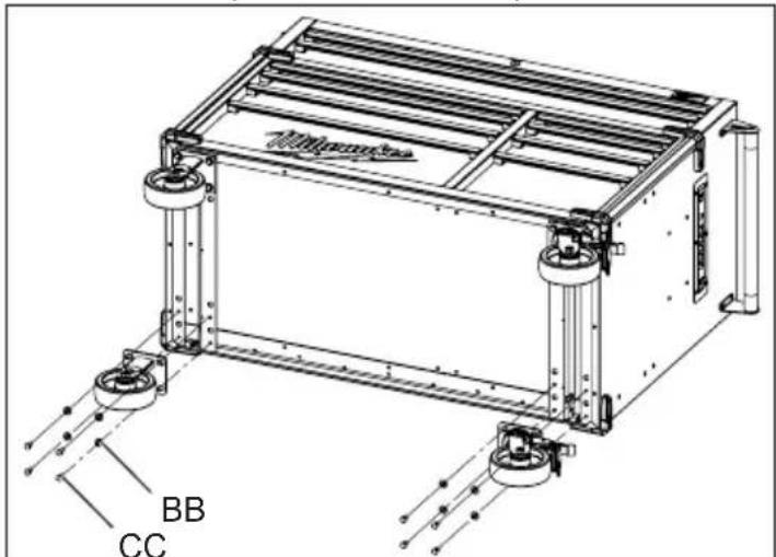 MILWAUKEE 48228541 - Ne pas trop serrer les vis. - 1