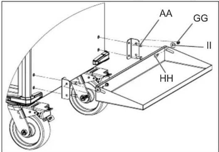 MILWAUKEE 48228541 - Installation des supports de rangement du cordon - 1