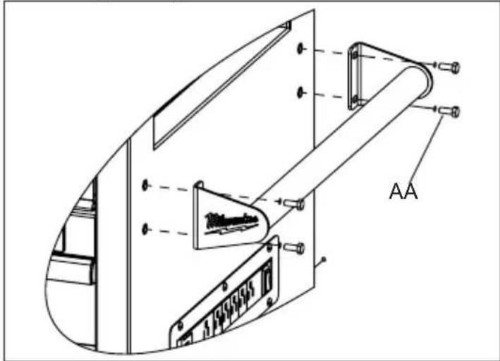 MILWAUKEE 48228553 - Instalación de la manija lateral - 1