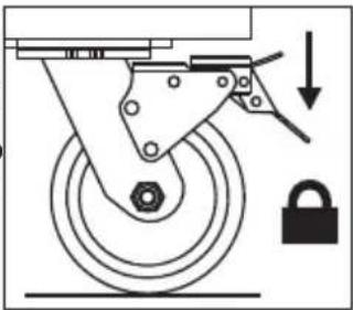 MILWAUKEE 48228553 - Using the Caster Brakes - 1