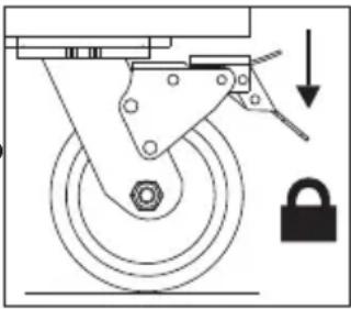 MILWAUKEE 48228561 - Using the Caster Brakes - 1