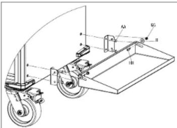 MILWAUKEE 48228546 - Instalacion de la repisa de almacenamento. - 1