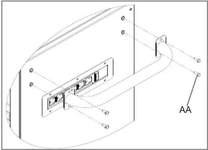MILWAUKEE 48228500 - Fixation de la poignée laterale - 1
