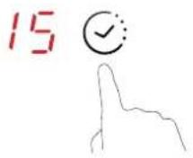 CANDY CTPSC63E1 - b) Setting the timer to turn one cooking zone off - 2