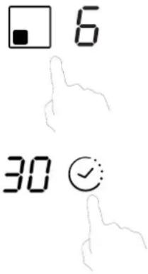 CANDY CTPSC63E1 - C) Cancel the timer - 1