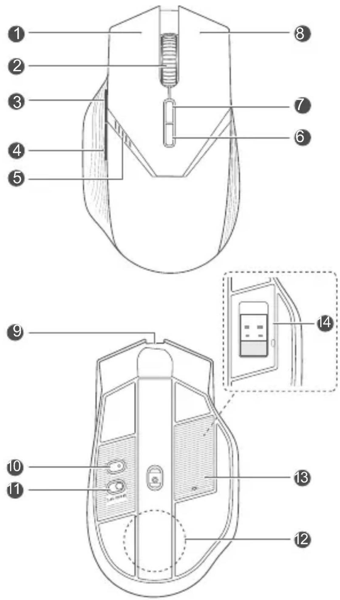 HUAWEI Wireless Mouse GT AD21 - 1