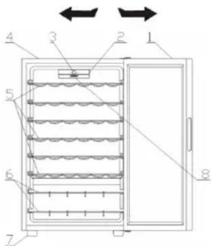 HOOVER HWC 150 UKWN - PORTA REVERSIBLE - 1