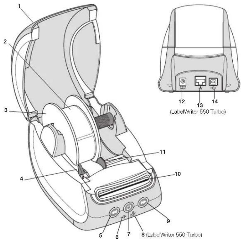 DYMO LabelWriter 5XL - LabelWriter 550 et 550 Turbo - 1