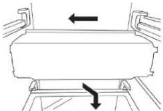 WHIRLPOOL WRS311SDHM - Freezer Compartment - Lower Light Light Shield Removal: - 1