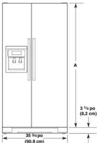 WHIRLPOOL WRS311SDHM - Pièces nécessaires : - 2