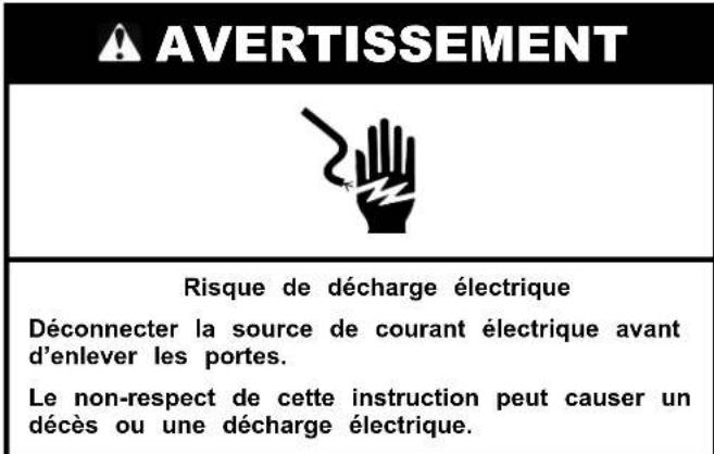 WHIRLPOOL WRS311SDHM - Démontage des portes et charnières - 1