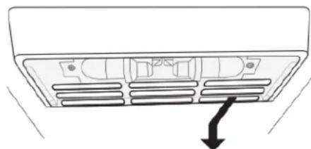 WHIRLPOOL WRS311SDHM - Refrigerator Compartment - Upper Lights Light Shield Removal: - 1