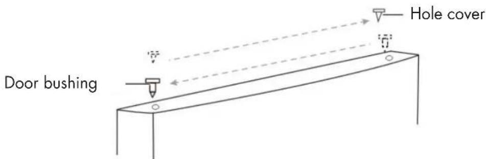 Veripart VPVR170 - REVERSING THE DOOR SWING - 6