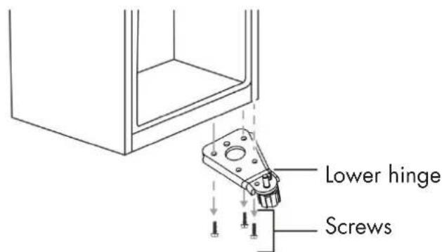 Veripart VPVR170 - REVERSING THE DOOR SWING - 2