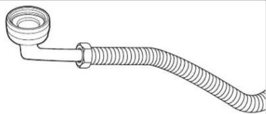 KITCHENAID KDTE334G - Add 90° elbow fitting to the water supply line - 1
