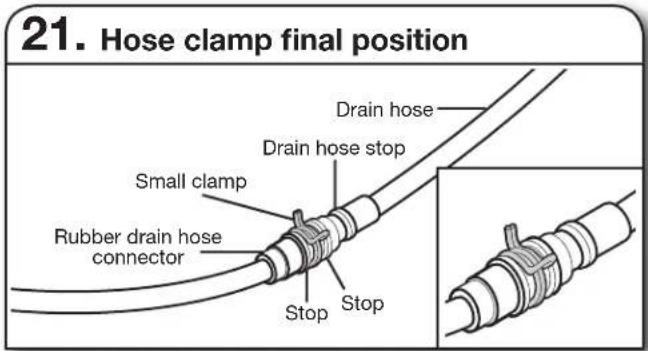 KITCHENAID KDTE334G - Slide clamp onto connector - 2