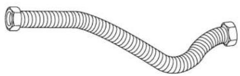 KITCHENAID KDTE334G - Tuyau flexible - 1