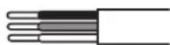 KITCHENAID KDTE334G - Pour le raccordement direct du lave-vaisselle : - 1