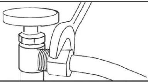 KITCHENAID KDTE334G - Fixer la canalisation d'alimentation en eau - 1