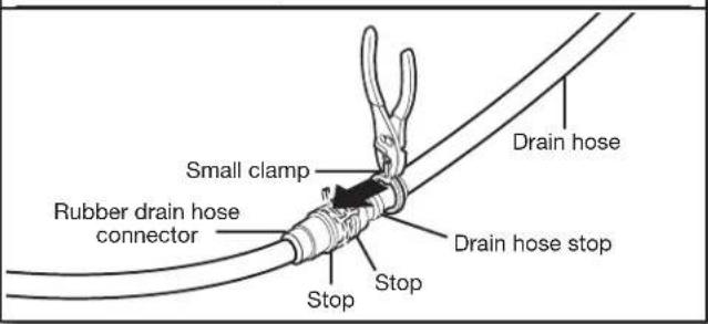 KITCHENAID KDTE334G - Slide clamp onto connector - 1