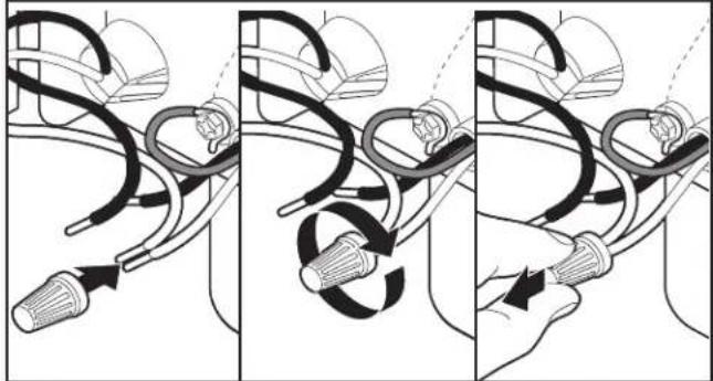 KITCHENAID KDTE334G - Cable de alimentación: conecte los cables restantes - 1