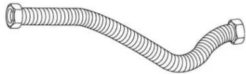 KITCHENAID KDTE334G - Tubería flexible - 1