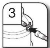 KITCHENAID KDPE334G - CONEXION DE LA MANGUERA DE DESAGUE - 5