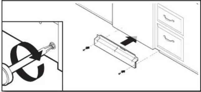KITCHENAID KDPE334G - Réinstaller les panneaux d'accès - 1