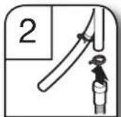 KITCHENAID KDPE334G - Connect drain hose - 16
