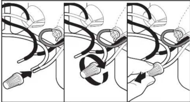 KITCHENAID KDPE334G - Power cord - connect remaining wires - 1