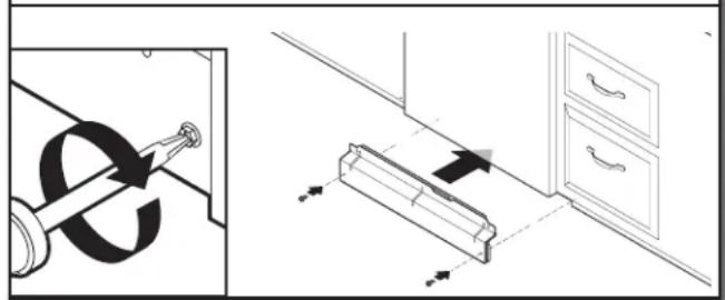KITCHENAID KDPE334G - Vuelva a instalar los panel de acceso - 1