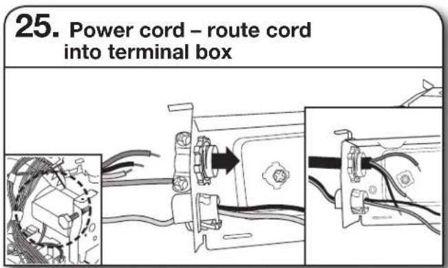 KITCHENAID KDPE334G - POWER CORD CONNECTION - 4