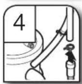 KITCHENAID KDPE334G - Option a: broyeur de déchets - sans brise-siphon - 12