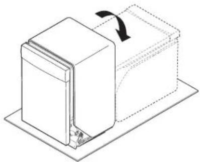 KITCHENAID KDPE334G - Placer le lave-vaisselle sur le dos - 1