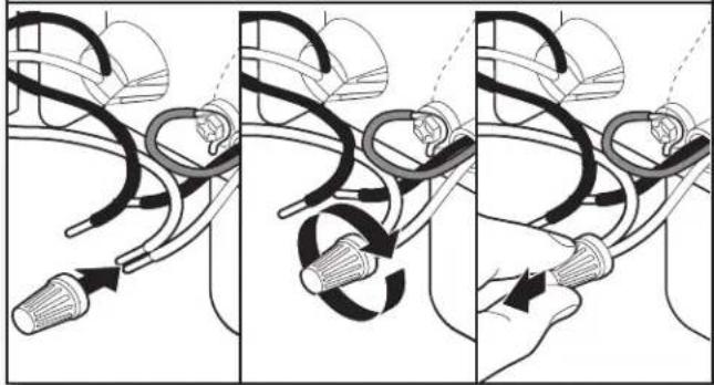 KITCHENAID KDPE334G - Direct wire - connect remaining wires - 1