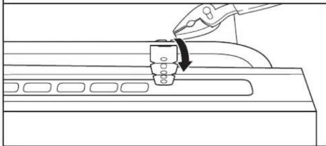 KITCHENAID KDPE334G - Bend tab - 1