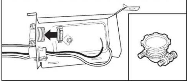 KITCHENAID KDPE334G - Instale el protector de cables - 1