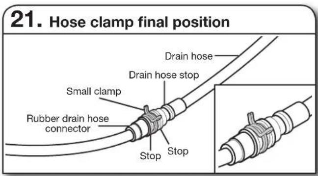 KITCHENAID KDPE334G - Slide clamp onto connector - 2