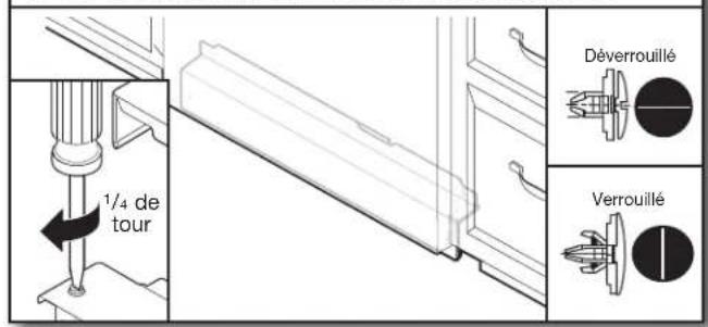 KITCHENAID KDPE334G - Serrer les dispositifs de fixation - 1