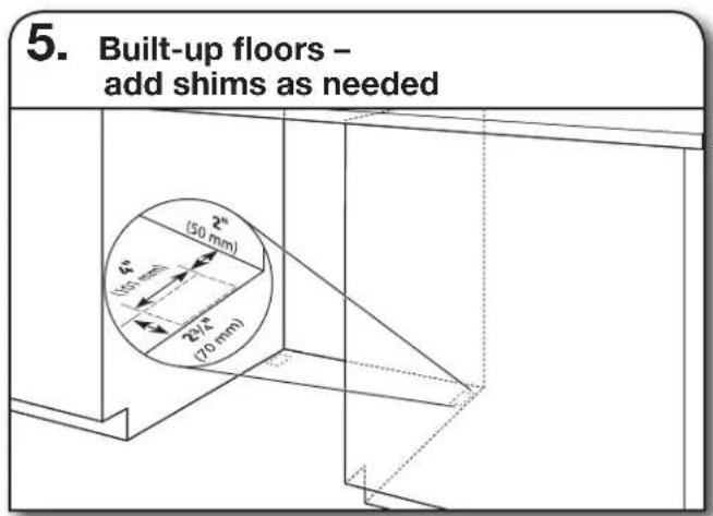 KITCHENAID KDPE334G - INSTALL OPTIONAL MOISTURE BARRIER - RECOMMENDED FOR WOOD COUNTERTOPS - 2