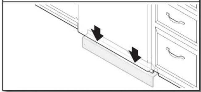 KITCHENAID KDPE334G - Inspecter le bord du panneau d'accès - 1