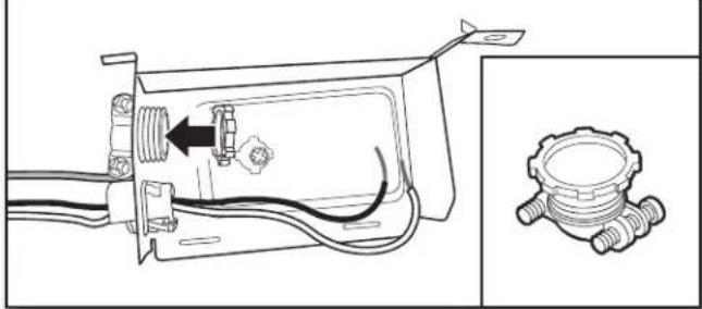 KITCHENAID KDPE334G - Installation du serre-câbles - 1