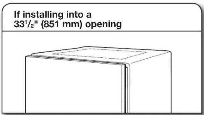 KITCHENAID KDPE334G - INSTALL OPTIONAL MOISTURE BARRIER - RECOMMENDED FOR WOOD COUNTERTOPS - 4